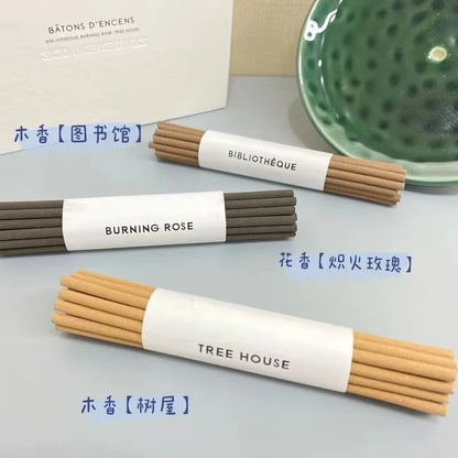 New Hot Byrode Thread Incense Limited Classic 60 Sticks Of Library Rose Indoor Aromatherapy Fireless Rattan Thread Incense Gift