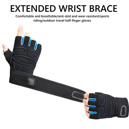 Gym Gloves Fitness Weight Lifting Gloves Body Building Training Sports Exercise Cycling Sport Workout Glove for Men Women M/L/XL