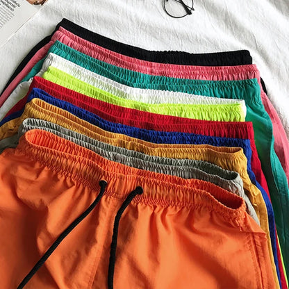 Men Summer Swim Shorts Trunks Beach Board Shorts waterproof Men's Running Sports Surffing Casual Short pants beach fitness pants