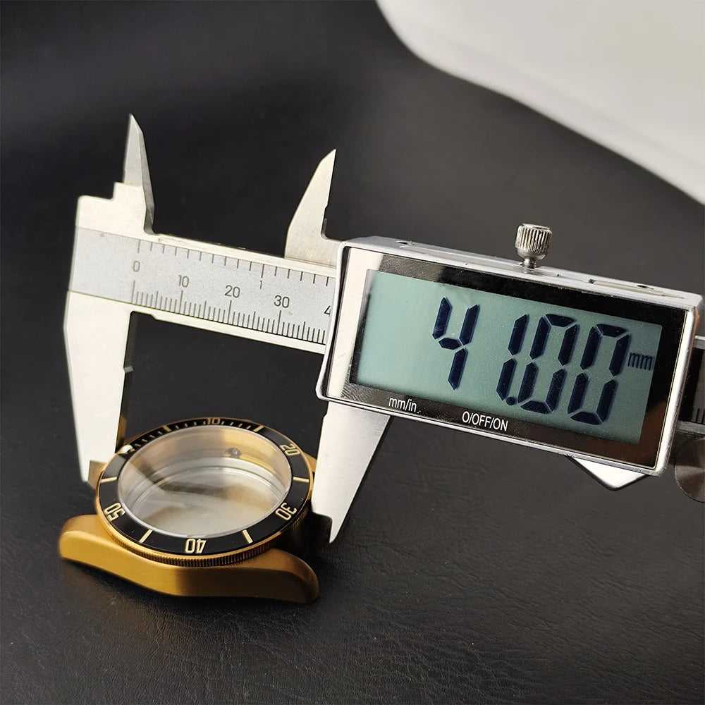 41mm Men's M8215 Watch Accessories Stainless Steel High Quality Case Sapphire Glass Suitable For M8215 Movement 31mm Dial