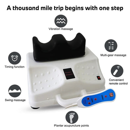 Electric Leg Swing Machine - Ankle & Leg Relaxation Therapy for Muscle Soreness Relief, Chiropractic Recovery and Home Physiothe