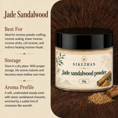 100% Pure Sandalwood Incense Powder 20g Kit Vintage Brass Burner Antique Dragon Censer For Zen Yoga Meditation Home Aromatherapy