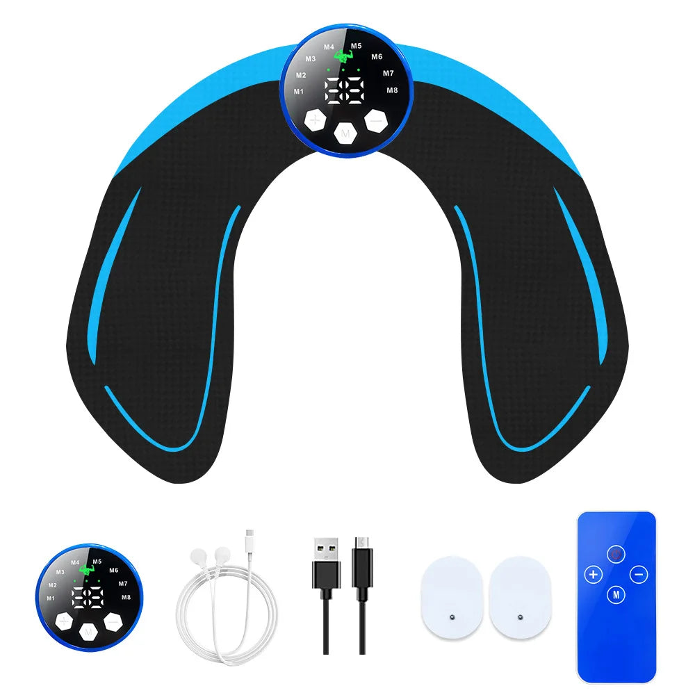 EMS Muscle Stimulator Device - Wireless Butt Trainer Body Shaper with 29 Levels 8 Modes Dual Channel Rechargeable for Fitness