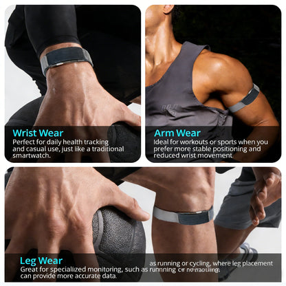 2026 New VITRO Screenless Smart Bracelet ECG SOS Heart Rate Blood Pressure Sports Fitness Waterproof NO Screen Smart Bands