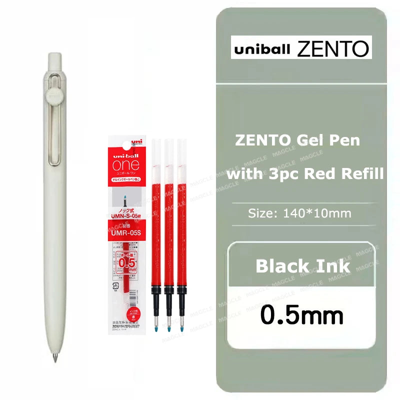 New Uniball Gel Ink Pen 0.5/0.38mm Multiple Colors Rod Smudge-Proof Fine Writing Without Fatigue Notes Journaling Drawing Tools