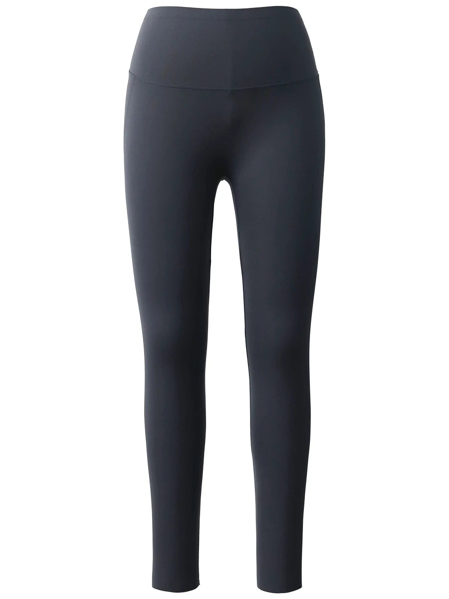 CHIC VEN Women Leggings Pants Solid High Waisted Stretch Yoga Pant Tights Fitness Elastic Running Sportswear Autumn Winter 2025
