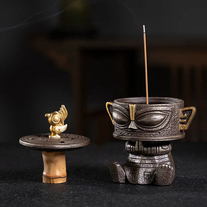 Sanxingdui Incense Burner Household Indoor Sandalwood Incense Burner Merchandise Incense Products Aromatherapy Zen Garden