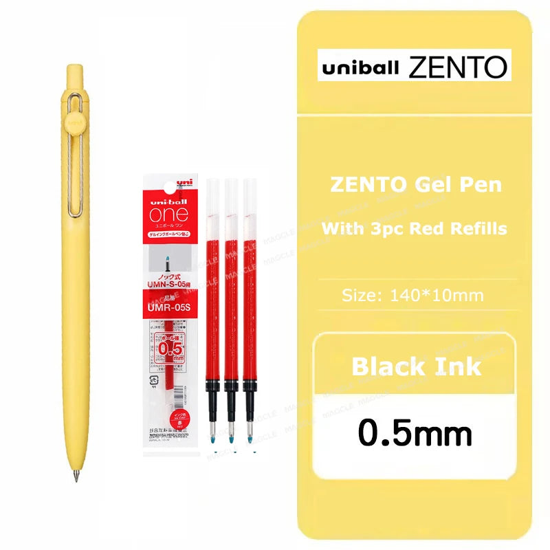 New Uniball Gel Ink Pen 0.5/0.38mm Multiple Colors Rod Smudge-Proof Fine Writing Without Fatigue Notes Journaling Drawing Tools