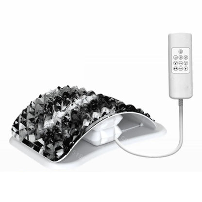 Electric Back Massager Stretch Lumbar Support Relaxation Spine Pain Relief Lower Traction Corrects Waist Multi-Level Adjustable