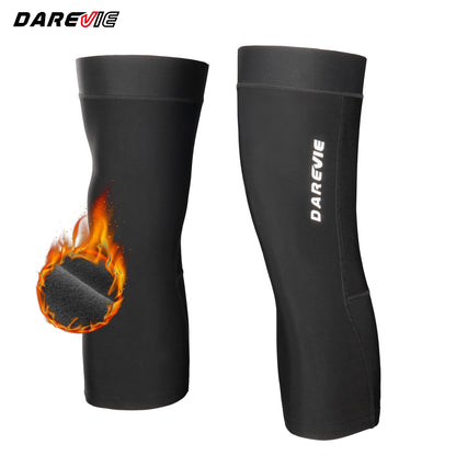 DAREVE Cycling Leg Warmers Winter Keep Thermal Anti Slip Cycling Leg Man Anti UV Moisture Wicking Quick Dry Cycling Leggings