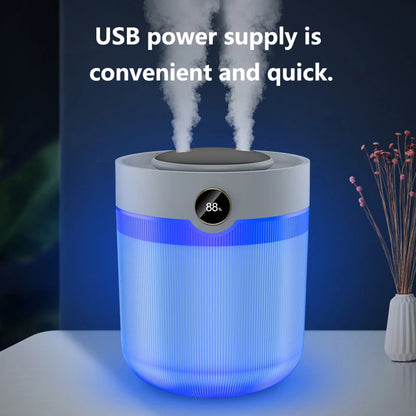 Lenovo Powerful Efficient Air Humidifier 2L Aromatherapy Aroma Diffuser Essential Oil with Colorful Lights for Home Car Bedroom