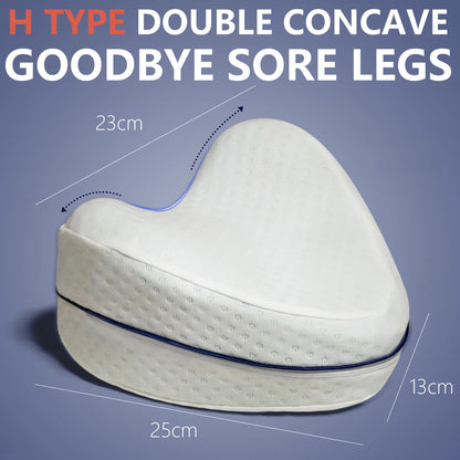 Leg Pillow for Office and Car Contoured Design for Relaxation and Neck Support - Soft and Breathable Easy to Clean