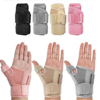 Flexible Fitness Splint Wrist Thumb Support Brace Carpal Tunnel  for Tendonitis Arthritis Thumb Protector Fits Right & Left hand