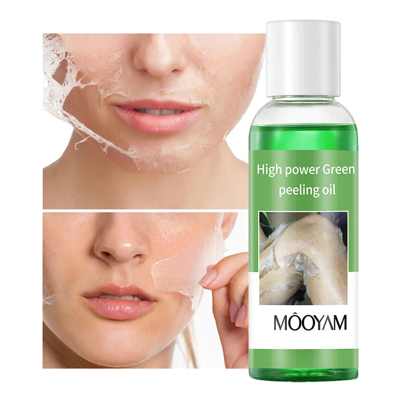 Green Exfoliating Oil Licorice Extract Face Body Soften Moisturizing Peeling Oil Deep Gentle Cleaning Pores Daily Body Care