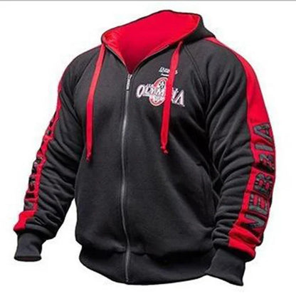Men Gyms Hoodies Gyms Fitness Bodybuilding Sweatshirt Pullover Sportswear Male Workout Hooded Jacket Clothing