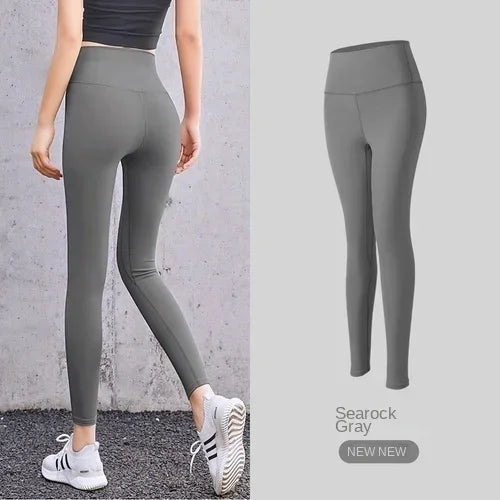 Women Open Crotch Pants Invisible Zipper Open Crotch Tight Leggings Yoga Pants Plus Size High Waist Couples Outdoor Trousers