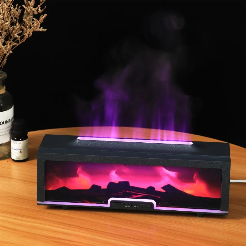 Air humidifier Aromatherapy diffuser for essential oils with remote control suitable for home bedroom office and yoga