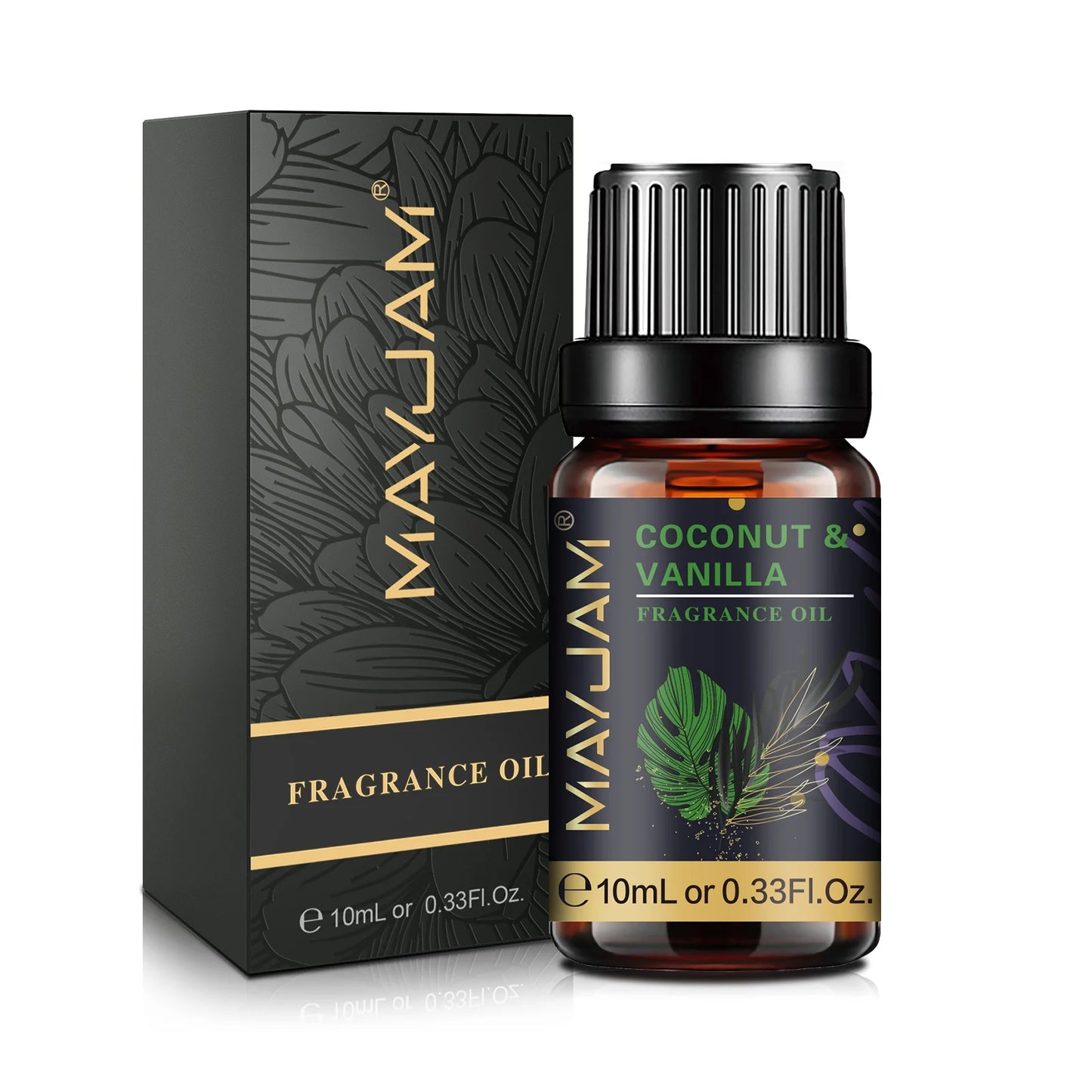 MAYJAM Fragrance Oil for Humidifier Diffuser Candle Making Vanilla Musk Dragons Blood Bubble Gum Sea Breeze Baby Powder Aroma