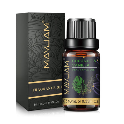 MAYJAM Fragrance Oil for Humidifier Diffuser Candle Making Vanilla Musk Dragons Blood Bubble Gum Sea Breeze Baby Powder Aroma