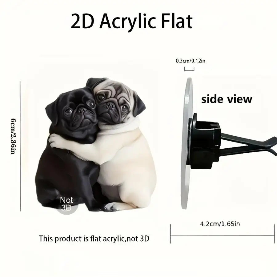 Cute Dog Air Freshener Diffuser Outlet Vent Perfume Outlet Ventilation Clips Car Air Decoration Clip Diffuser Interior Arom I2N2