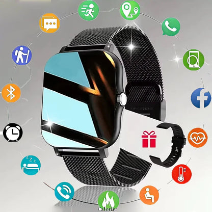 ViVO 2026 New Smart Watch for Men Women Gift Sports Fitness Full Touch Screen Watch Bluetooth Call Digital Smartwatch