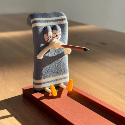 Incense Stick Holder Handmade Burner for Home Office Decor Meditation Yoga Aromatherapy Gifts Craft Decorative Accessories
