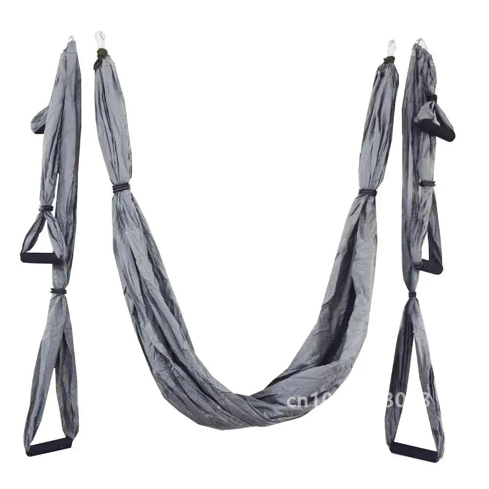 Aerial Yoga Swing with Extension Straps Antigravity Yoga Hammock Aerial Trapeze Sling  Inversion Tool for Home Gym Fitness