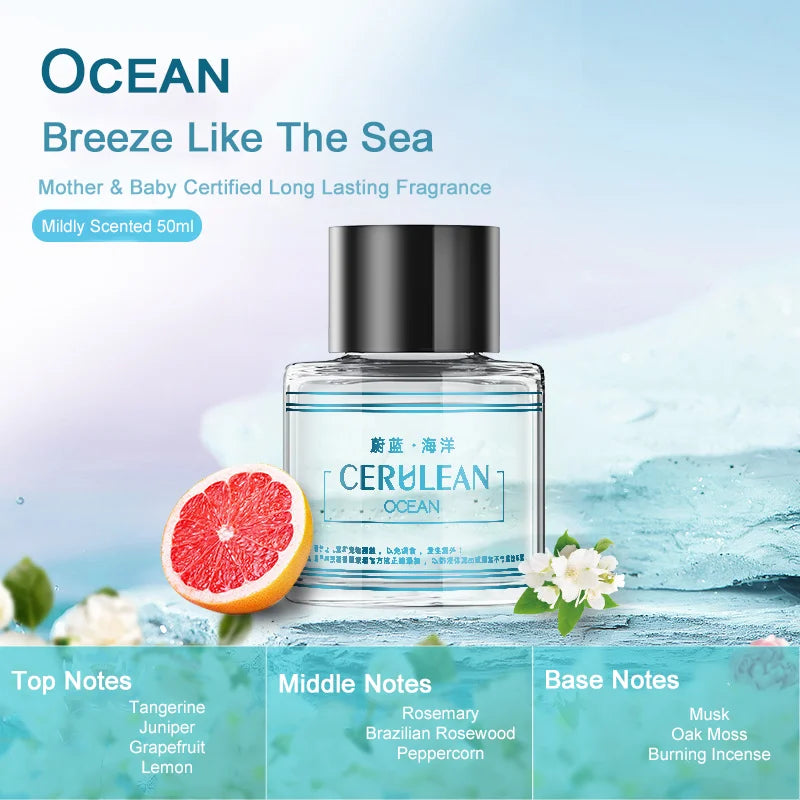 50ml Car Perfume Diffuser Smart Car Air Diffusers Adjustable Concentration Essential Oil Diffuse Rechargeable Car Fragrance