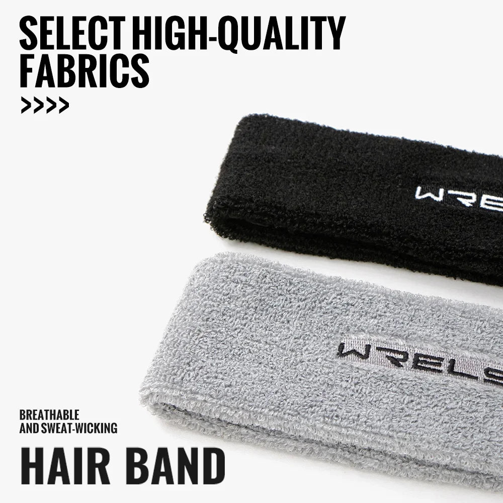 Breathable Headband with Loop Strap for Sports Sweat-Wicking and Moisture-Absorbing for Badminton Running Fitness Basketball