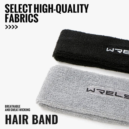 Breathable Headband with Loop Strap for Sports Sweat-Wicking and Moisture-Absorbing for Badminton Running Fitness Basketball