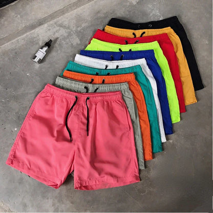 Men Summer Swim Shorts Trunks Beach Board Shorts waterproof Men's Running Sports Surffing Casual Short pants beach fitness pants