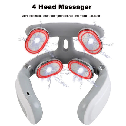 Vibrator Neck Massager Relaxation Knead Heat Travel U-shaped Pillow Car Airport Office Siesta Electric Cervical Spine Massage