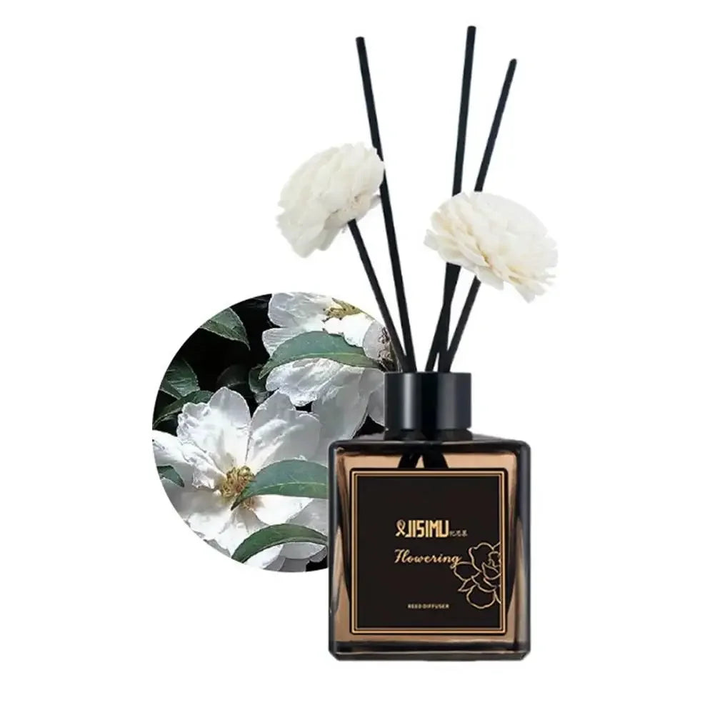 50ML Reed Diffuser Home Indoor Aromatherapy Long Lasting Fragrance Deodorant Fresh Air Decor for Room Bedroom Bathroom Toilet