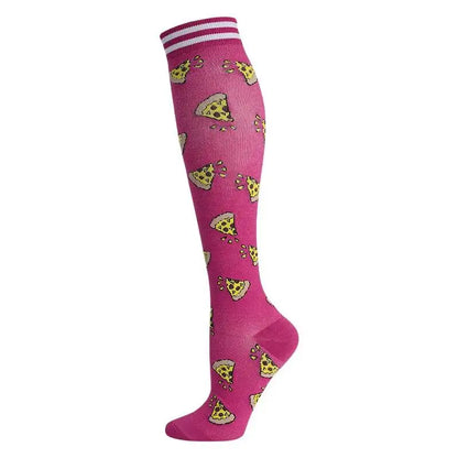 Compression Socks Sports Outdoor Running Jump Rope Yoga UNISEX Calf Pressure Socks Stockings Compress Nylon