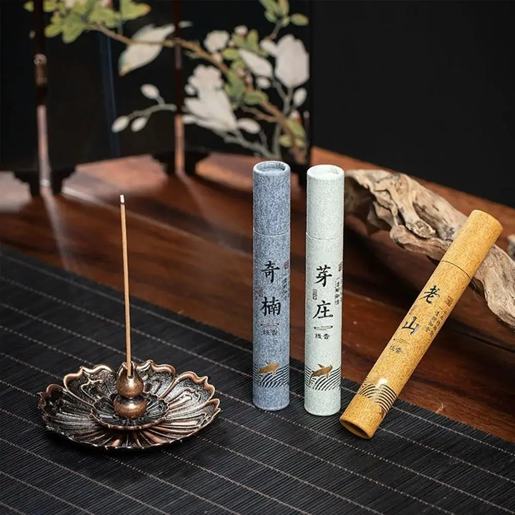 Chinese 12 kinds of scented Incense Stick Gift Box Set natural linear Aromatherapy For Home Indoor Yoga Zen Meditation Soothing