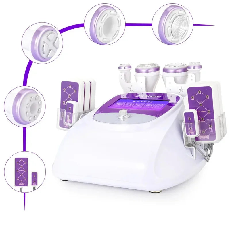 Mychway Radio Frequency Body Contouring Equipment Fat Sculpting S Shape 30k Cavitations Machine With 160MW