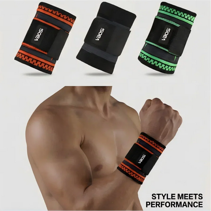 VBOSI Adjustable Wrist Wraps Support for Gym Weightlifting, Breathable Brace for Carpal Tunnel Tendonitis Pain Relief