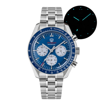 New Mechanical Quartz Watches VK63 Chronograph Sports Watches Bubble Sapphire Ar Waterproof Luminous Watches