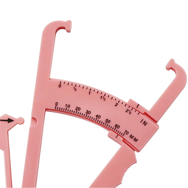 Body Fat Loss Tester Calculator Caliper Fitness Clip Fat Measurement Tool Slim Chart Skinfold Test Instrumen
