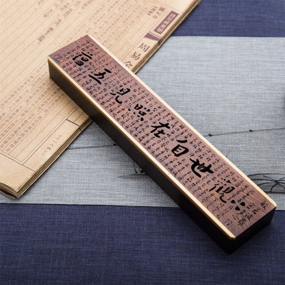 Wooden bed incense burner, cultural and creative Chinese style Zen ornaments, household incense sticks, solid wood creative