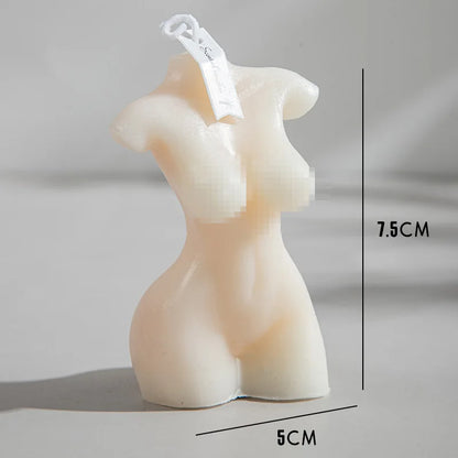 Creative Men and Women Body Aromatherapy Candles Handmade Candle Ornament Gift