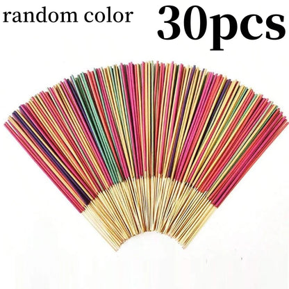 30-240pc Aromatherapy Incense Sticks 7 Natural Fragrances Lavender Jasmine Ocean Rose Sakura Incense Burner for Yoga Meditation
