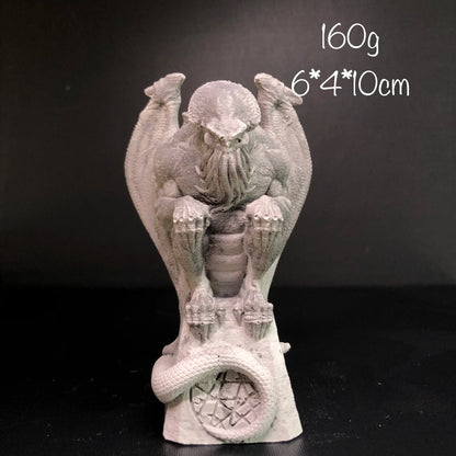 Cthulhu Aromatherapy stone hand carved plaster crafts decorated polishing gift Reiki Healing modern art