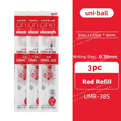 New Uniball Gel Ink Pen 0.5/0.38mm Multiple Colors Rod Smudge-Proof Fine Writing Without Fatigue Notes Journaling Drawing Tools