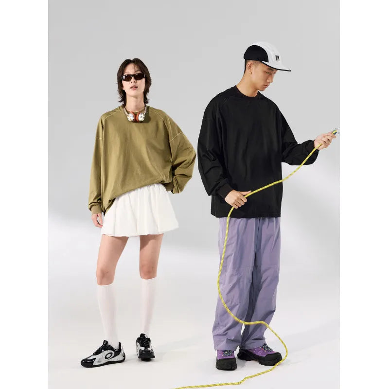Dragon Scales Hydrogen Long-Sleeve T: Your Breezy Autumn Essential Breathable and Sweat-wicking O-neck Long-sleeved Shirt