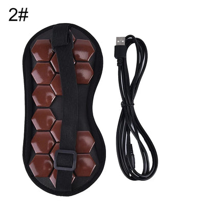 Electric Eye Mask Tourmaline Eye Care Massager Jade Stone Massage Heat Therapy Germanium Infrared Relaxation Health Instrument