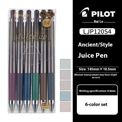 Pilot Juice Up Limited Edition Retro Glitter Metallic Gel Pen 0.4/0.5mm Multi-Color Smooth ST Tip for Writing,Drawing,Journaling