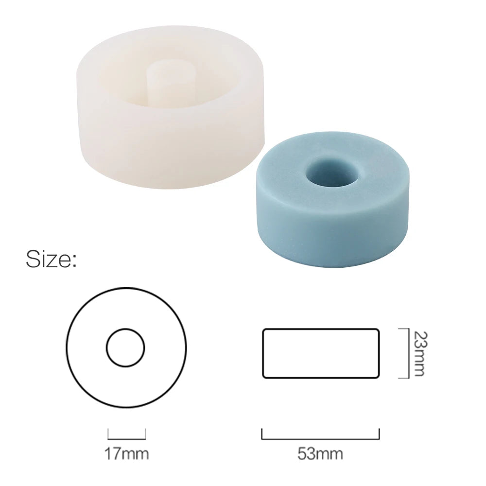 Boowan Nicole Modular Silicone Candle Mold Handmade Stackable Aromatherapy Candle Mould Home Decoration Tools