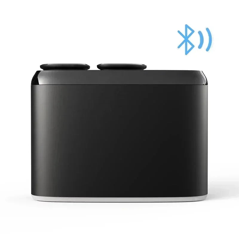 Rechargeable Aroma Diffuser Bluetooth Waterless Essential Oil Diffuser Home Freshener Device Double Head Aromatherapy Diffuser