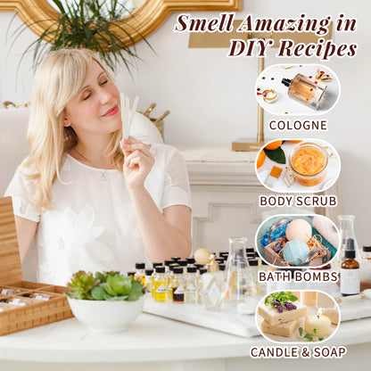 HIQILI Gold Coast Set, TOP 6 PCS Fragrance Oils  Gift Set for Aromatherapy Car Home hotel Diffuser Humidifier Candles Making